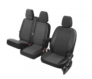 Sitzbezüge Passgenau Schonbezüge geeignet für  VW Crafter (ab 2017) - VIVA - Erste Reihe (1+2) DV-VI-3M-MTVC-334