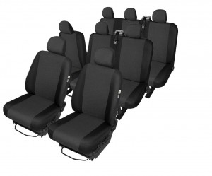 Maßgeschneiderte Sitzbezüge geeignet für NISSAN PRIMASTAR (2002-) -DVTRAFIC 1 1LRHD 3s 3 Ares Sitzschoner Set