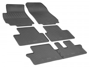 Gummifußmatten geeignet für Chevrolet Orlando 7-Sitzer 2011-2018 Passgenau ideal Angepasst