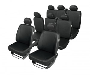 Sitzbezüge Kunstleder geeignet für VW T5 (2003-...) -DV1M1M-1M2XL-3 ECO-Leder