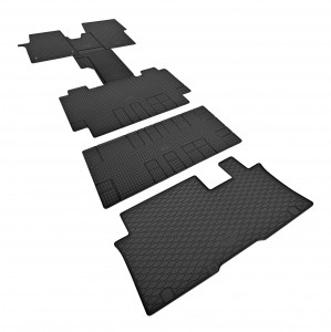 Passgenaues SET Fußmatten und Kofferraumwanne geeignet für TOYOTA Proace Verso 8-Sitzer ab 2016