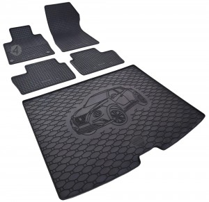 Passgenaues SET Fußmatten und Kofferraumwanne geeignet für Nissan Juke ab 2020 