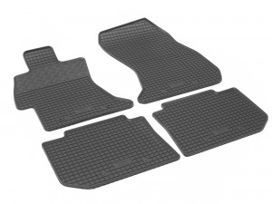 Gummifußmatten geeignet für Subaru Impreza WRX ab 2014 Passgenau ideal Angepasst