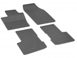 Gummifußmatten geeignet für Fiat 500X ab 2015 Passgenau ideal Angepasst