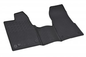 Gummifußmatten geeignet für Ford Tourneo Custom 2/3-Sitzer 2018- (Manual) Passgenau ideal Angepasst 